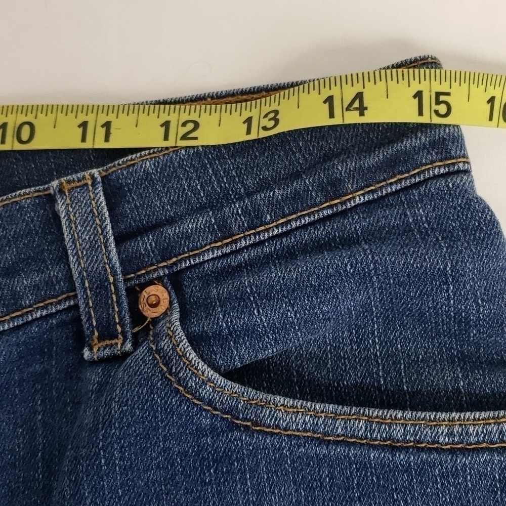 LEVI'S 512 Classic Slim Fit Stretch Tapered Leg High Waist 12S EUC - Picture 6 of 11